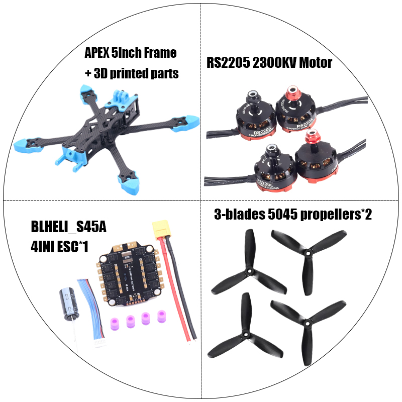 Zestaw do budowy drona APEX 5  – Drone Kit Octocopter recenzja i cena