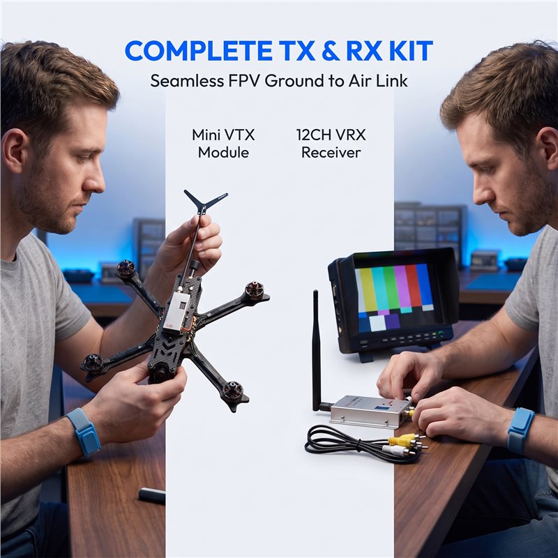 AS96 – nadajnik i odbiornik wi – Drone Kit Fpv recenzja i cena